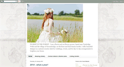 Desktop Screenshot of floristintheforest.blogspot.com