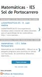 Mobile Screenshot of matematicas-ies-sol-de-portocarrero.blogspot.com