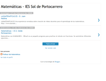 Tablet Screenshot of matematicas-ies-sol-de-portocarrero.blogspot.com