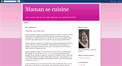 Desktop Screenshot of mamansecuisine.blogspot.com