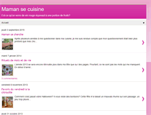 Tablet Screenshot of mamansecuisine.blogspot.com