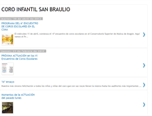 Tablet Screenshot of coroinfantilsb.blogspot.com