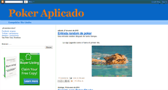 Desktop Screenshot of pokeraplicado.blogspot.com