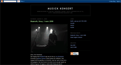 Desktop Screenshot of musick-live.blogspot.com