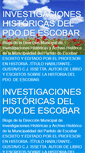 Mobile Screenshot of historiadelpartidodescobar.blogspot.com