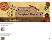 Tablet Screenshot of momsscrapbookpages.blogspot.com