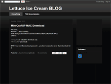 Tablet Screenshot of lettuceicecream.blogspot.com