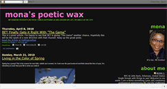 Desktop Screenshot of monaspoeticwax.blogspot.com