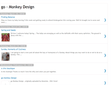Tablet Screenshot of gomonkeydesign.blogspot.com