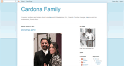 Desktop Screenshot of cardonafam.blogspot.com