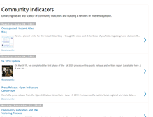 Tablet Screenshot of communityindicators.blogspot.com