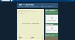 Desktop Screenshot of ceipjoaquinturina.blogspot.com