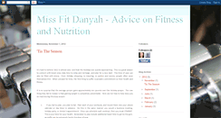 Desktop Screenshot of missfitdanyah.blogspot.com