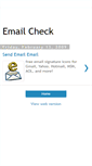 Mobile Screenshot of emailcheck.blogspot.com