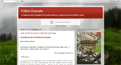 Desktop Screenshot of futboldelgranate.blogspot.com