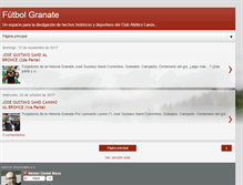 Tablet Screenshot of futboldelgranate.blogspot.com