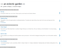 Tablet Screenshot of aneclecticgarden.blogspot.com