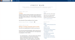 Desktop Screenshot of circusmask.blogspot.com