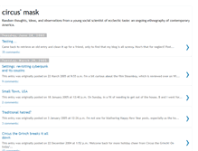 Tablet Screenshot of circusmask.blogspot.com