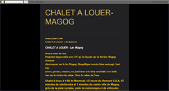 Desktop Screenshot of chaletalouermagog.blogspot.com