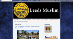 Desktop Screenshot of leedsmuslim.blogspot.com