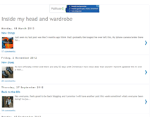 Tablet Screenshot of myheadandwardrobe.blogspot.com