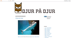 Desktop Screenshot of djurpadjur.blogspot.com
