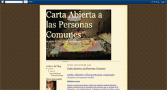 Desktop Screenshot of carta-a-personas-comunes.blogspot.com