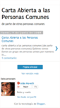 Mobile Screenshot of carta-a-personas-comunes.blogspot.com