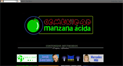 Desktop Screenshot of comunidadmanzanaacida.blogspot.com