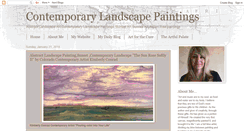 Desktop Screenshot of contemporarylandscapeart.blogspot.com