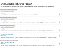 Tablet Screenshot of enigmaradio.blogspot.com
