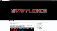 Desktop Screenshot of mrapplemod.blogspot.com