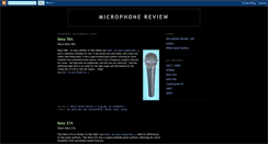 Desktop Screenshot of microphonereview.blogspot.com