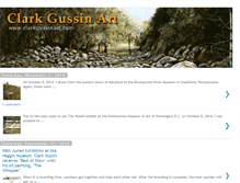 Tablet Screenshot of clarkgussinart.blogspot.com