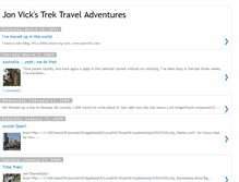 Tablet Screenshot of jonvickstrektraveladventures.blogspot.com