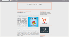 Desktop Screenshot of actualeditora.blogspot.com