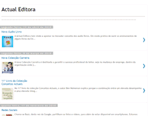 Tablet Screenshot of actualeditora.blogspot.com