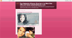 Desktop Screenshot of fannatashaklauss.blogspot.com