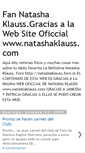 Mobile Screenshot of fannatashaklauss.blogspot.com