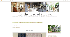 Desktop Screenshot of fortheloveofahouse.blogspot.com