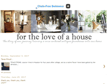 Tablet Screenshot of fortheloveofahouse.blogspot.com