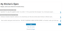 Tablet Screenshot of mykitchensopen.blogspot.com