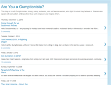 Tablet Screenshot of gumptionista.blogspot.com