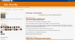 Desktop Screenshot of galnovelty.blogspot.com