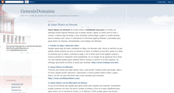 Desktop Screenshot of genesisdomains.blogspot.com