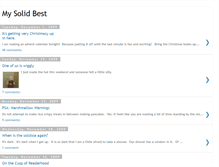 Tablet Screenshot of mysolidbest.blogspot.com