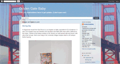 Desktop Screenshot of goldengatebaby.blogspot.com