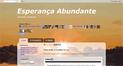 Desktop Screenshot of esperancaabundante.blogspot.com