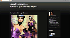 Desktop Screenshot of laurelluminos.blogspot.com